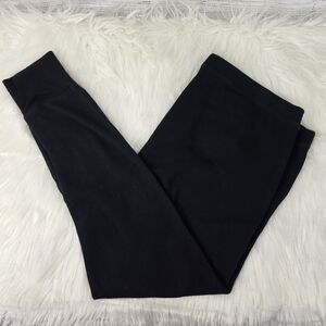 Old Navy Waffle Knit Black Thermal Jogger Pants